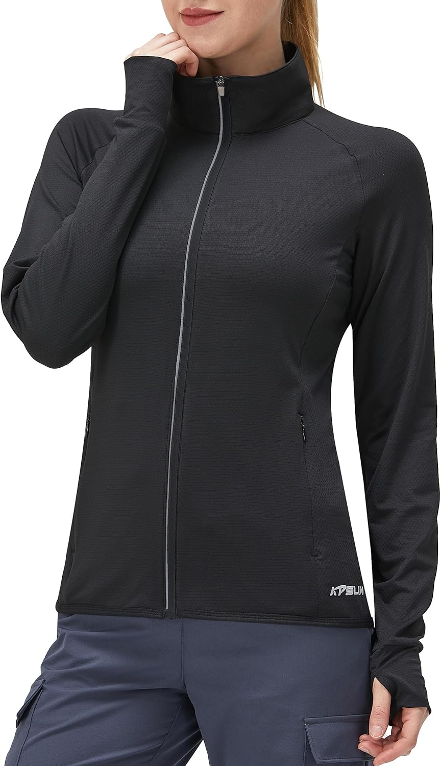 KPSUN Women's UPF 50+ UV Sun Protection Clothing Long Sleeve Athletic Hiking Shi...