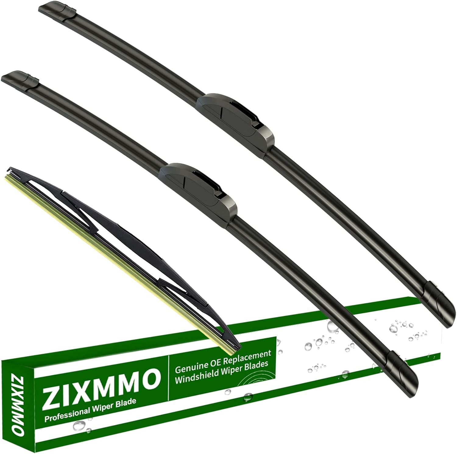 26"+17" Windshield Wipers with 12" Rear Wiper Blade Replacement for Honda CRV CR...