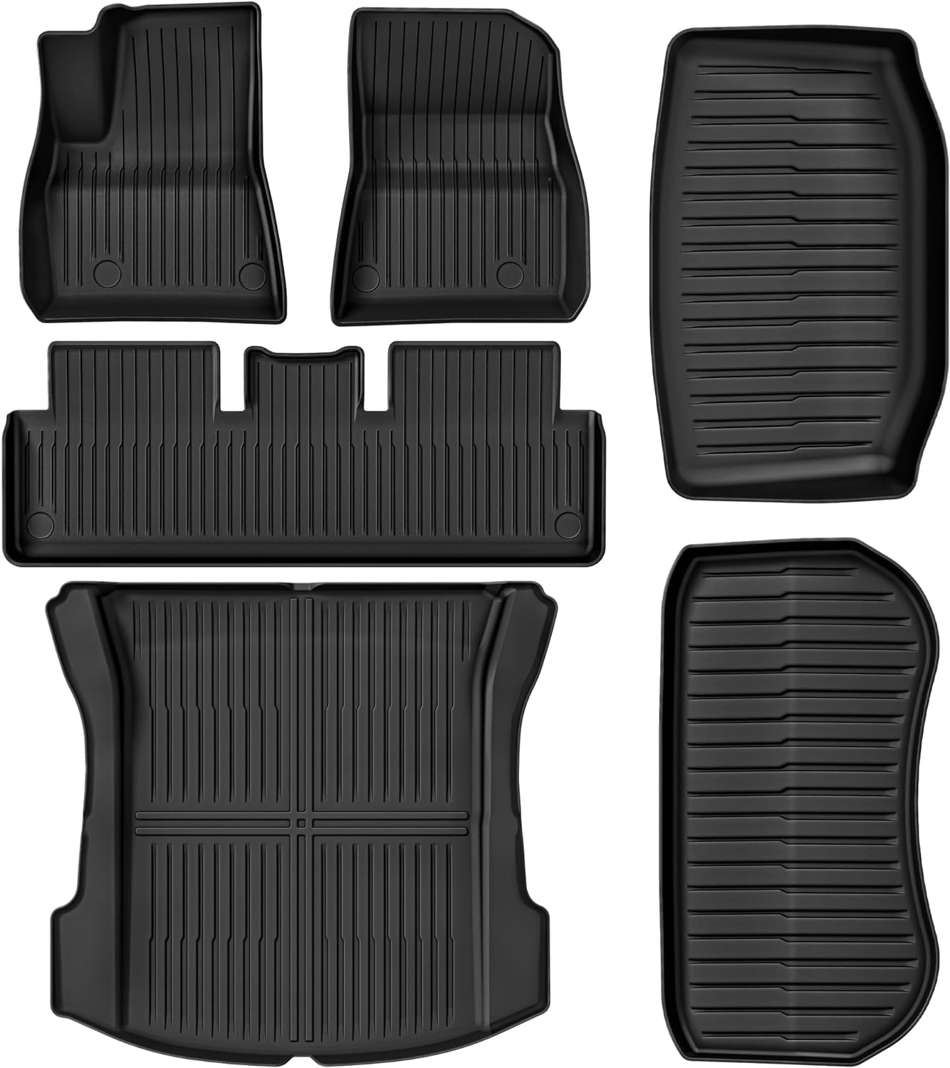 OEDRO Floor Mats for Tesla Model 3 2023-2020 Custom Fit All Weather Durable TPE...