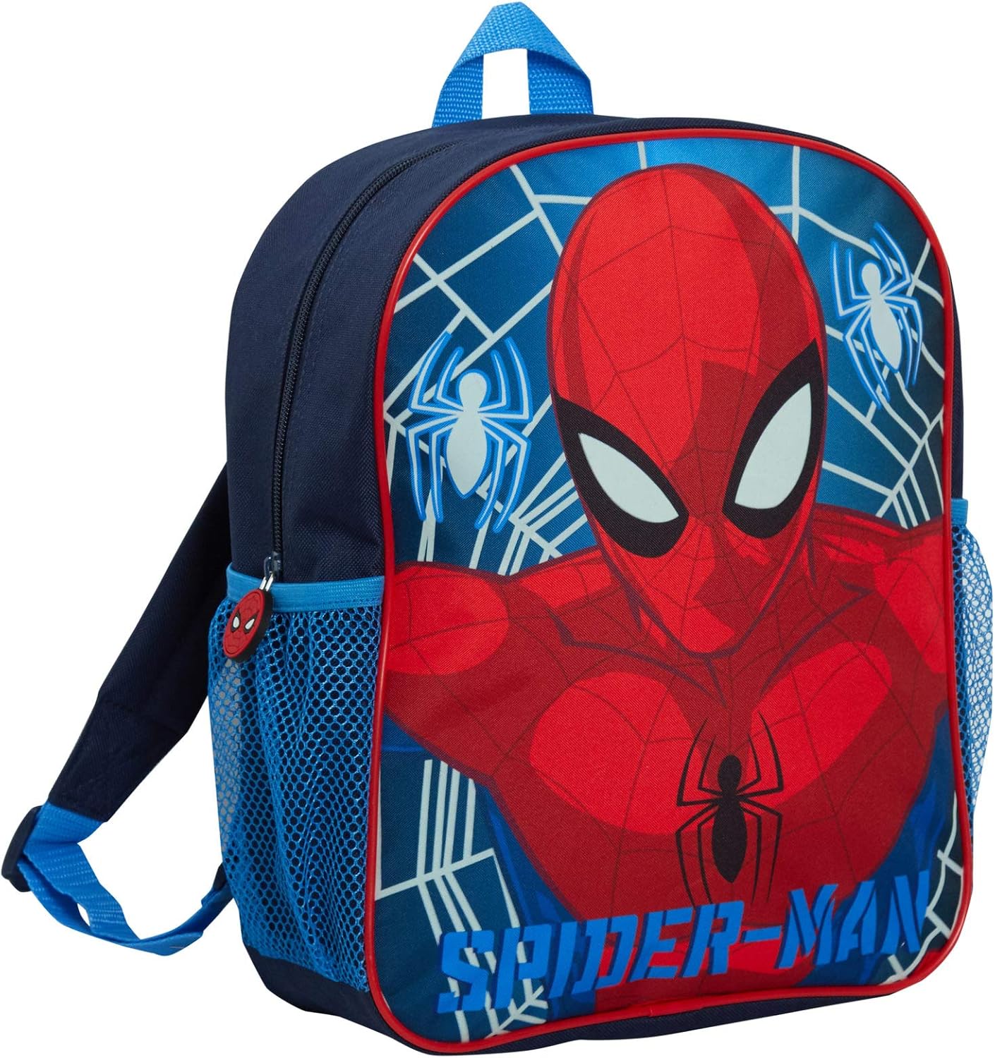 Marvel Spiderman Backpack Glow In The Dark Rucksack Boys Travel School Lunch Bag...