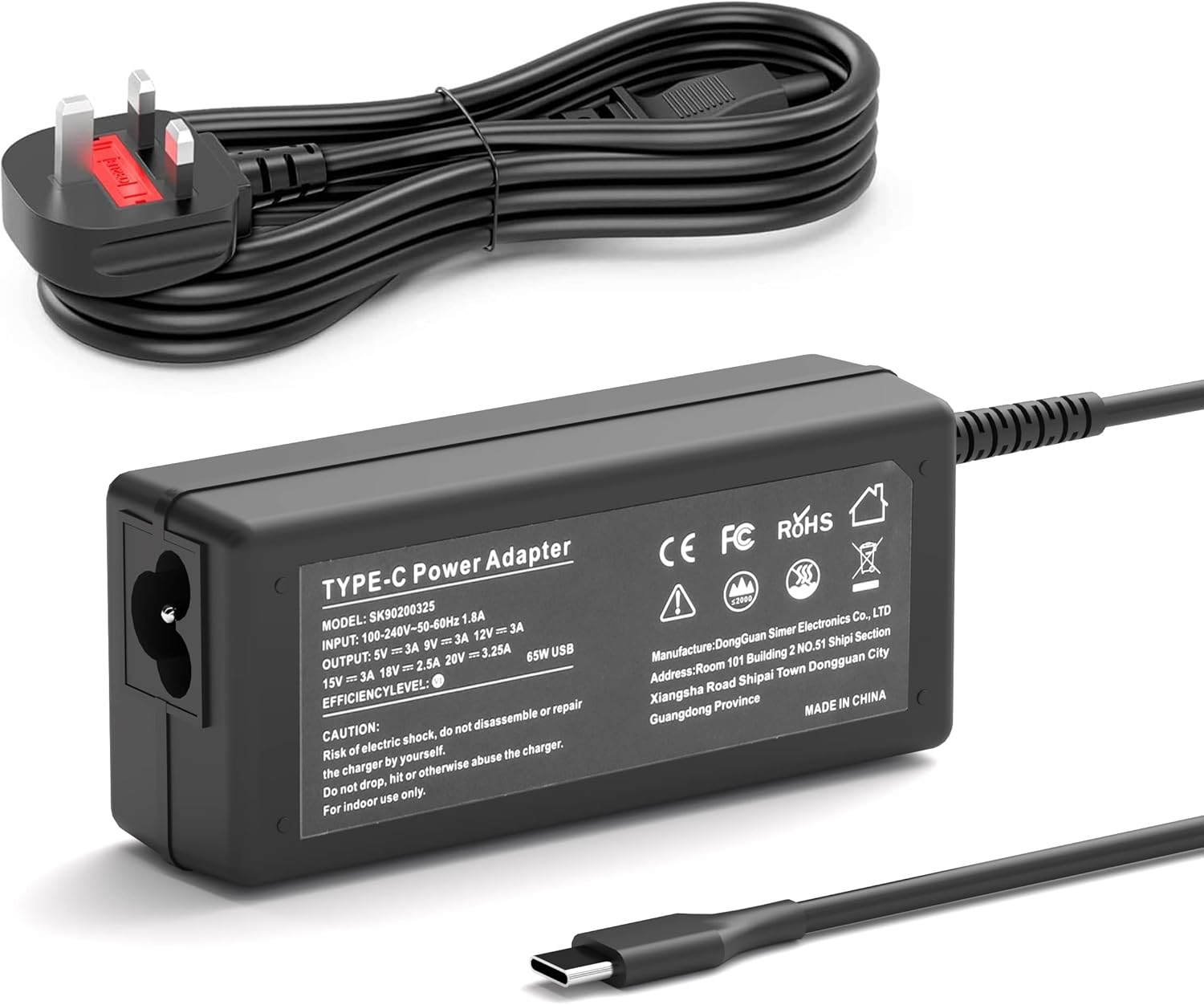 65W USB C Laptop Charger for Lenovo ThinkPad T14 T15 T430 T440 T480 T480s T490 T...