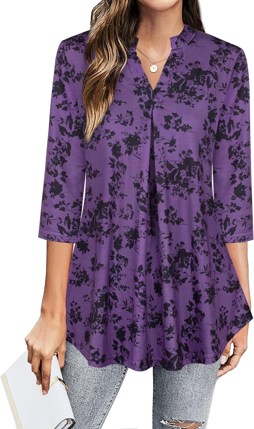 BEPEI Womens Tops, Special Dressy Casual 3/4 Sleeve Blouses, Innovative Business...