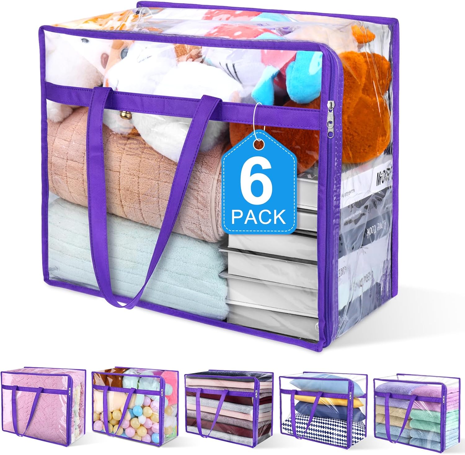 Budding Joy Storage Bags, Special Storage Organizers for Clothes, High-Quality 4...
