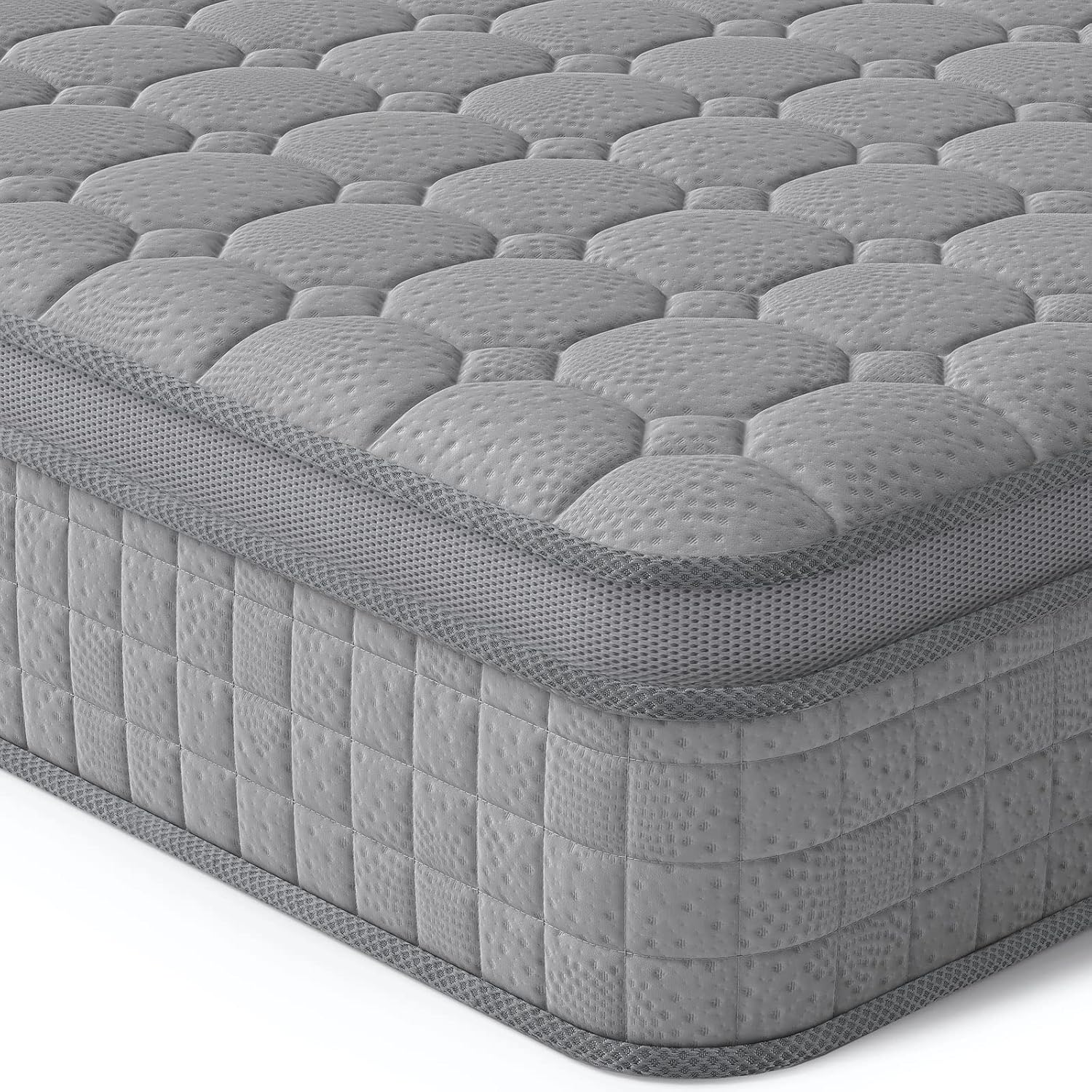 Vesgantti 12 Inch Multilayer Hybrid Full Mattress, High-Quality Mattress with Mu...