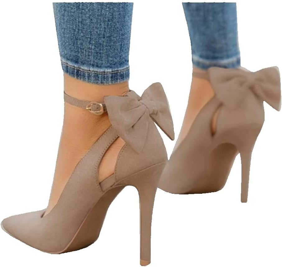 Elegant PiePieBuy Women's Pointed Toe High Heels, Special Ankle Strap D'Orsay Pu...