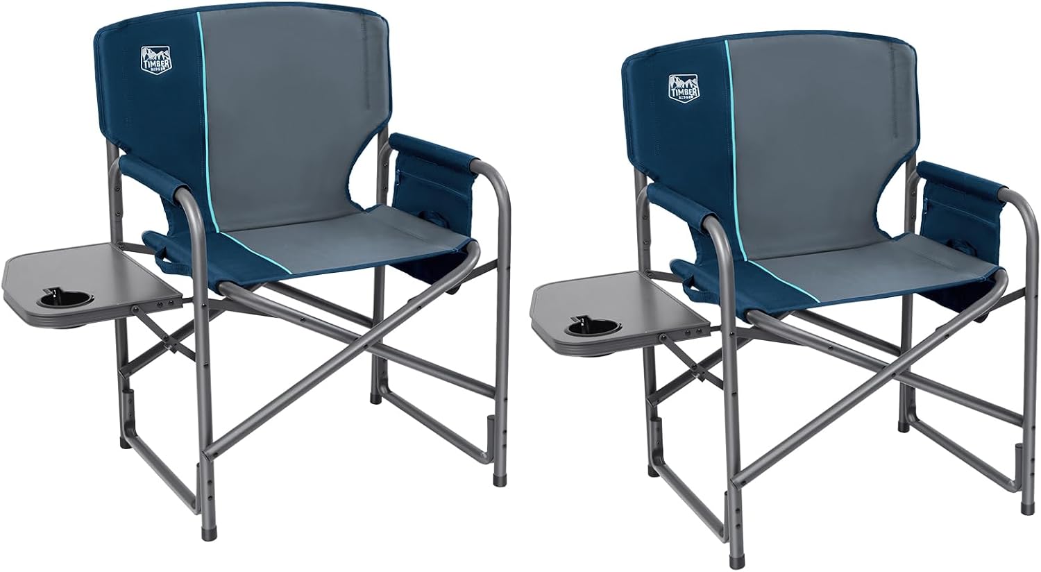 TIMBER RIDGE Lightweight Oversized Camping Chair, Special Portable Aluminum Dire...