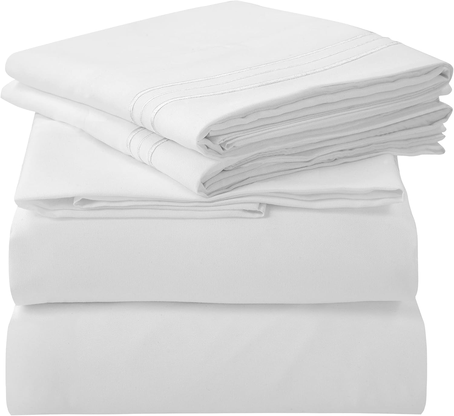 Royale Linens Full Bed Sheet, Special 4 Piece Bedd...
