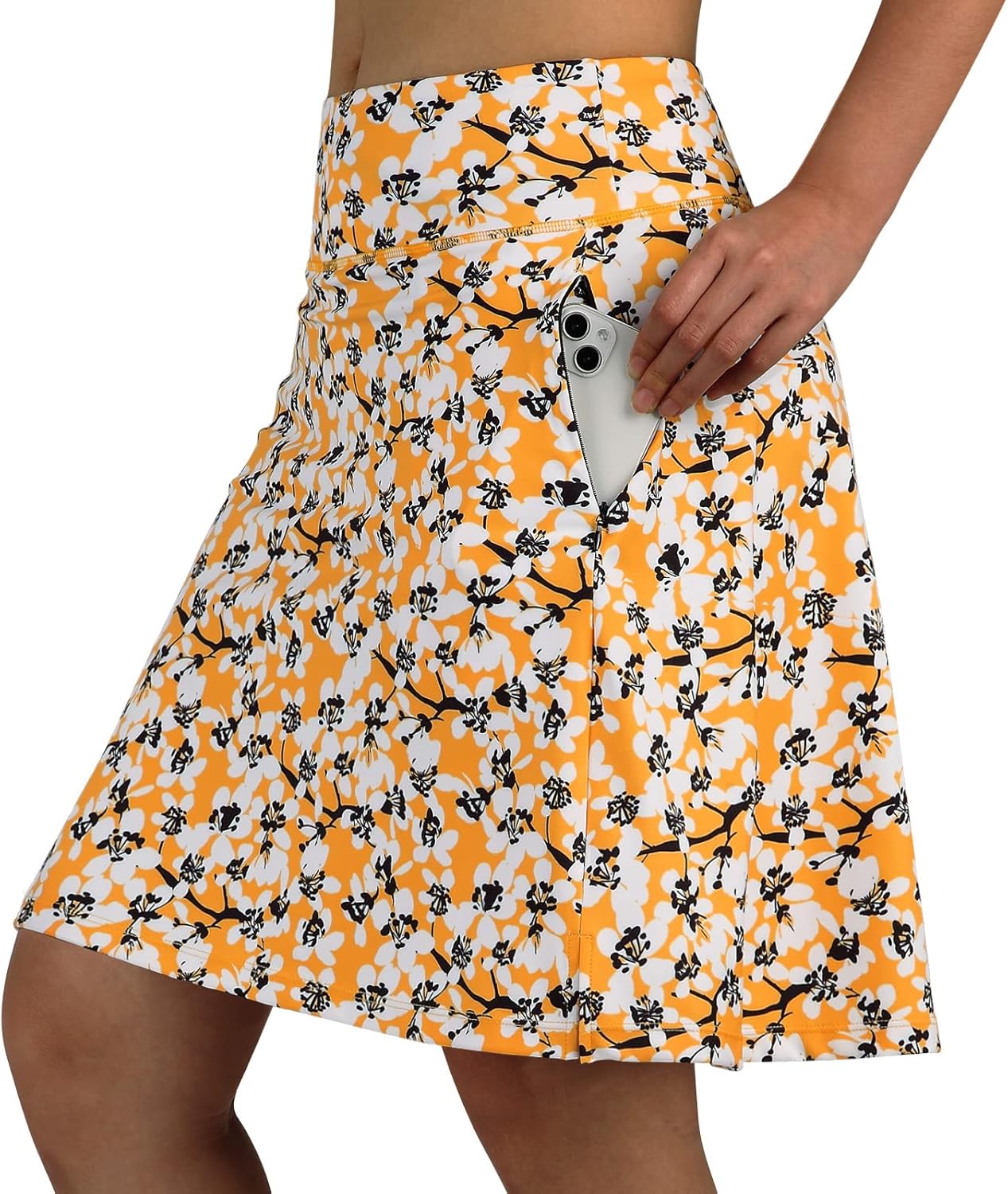 ANIVIVO Women's Skorts Skirts 20" Knee Length,Tennis Golf Pickleball Sports Skir...
