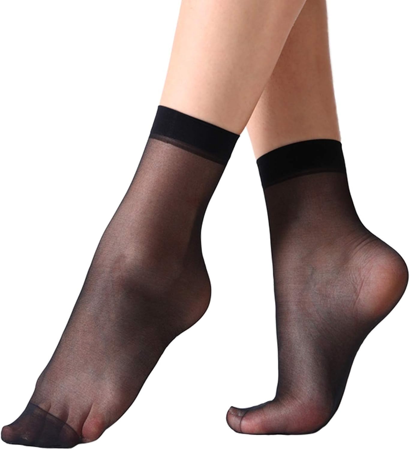 MANZI, Special Women's Ankle High Sheer Socks, Innovative Sheer Socks for Women,...