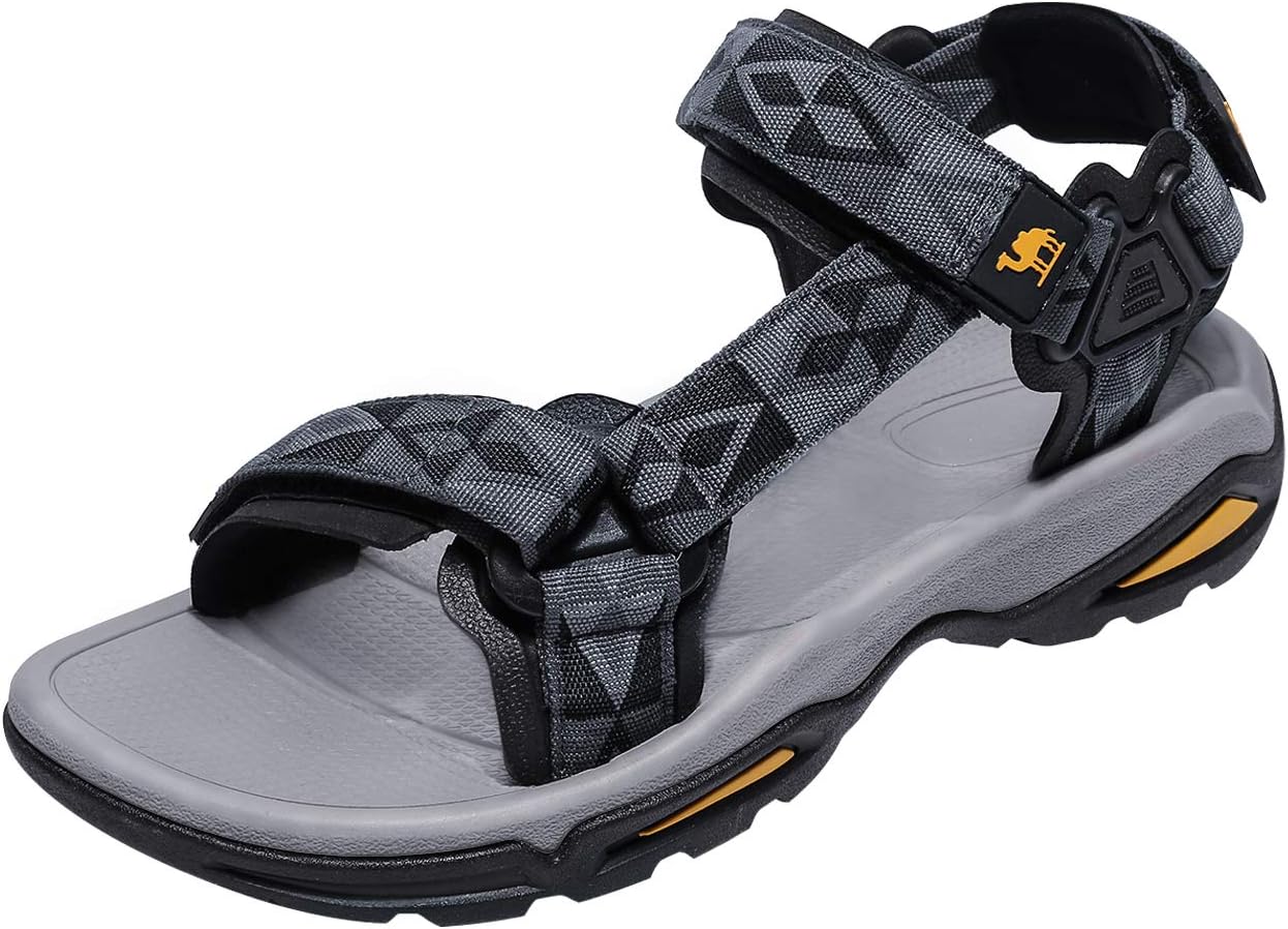 CAMEL CROWN Mens Waterproof Hiking Sandals, High-Quality Hiking Sandals with Arc...