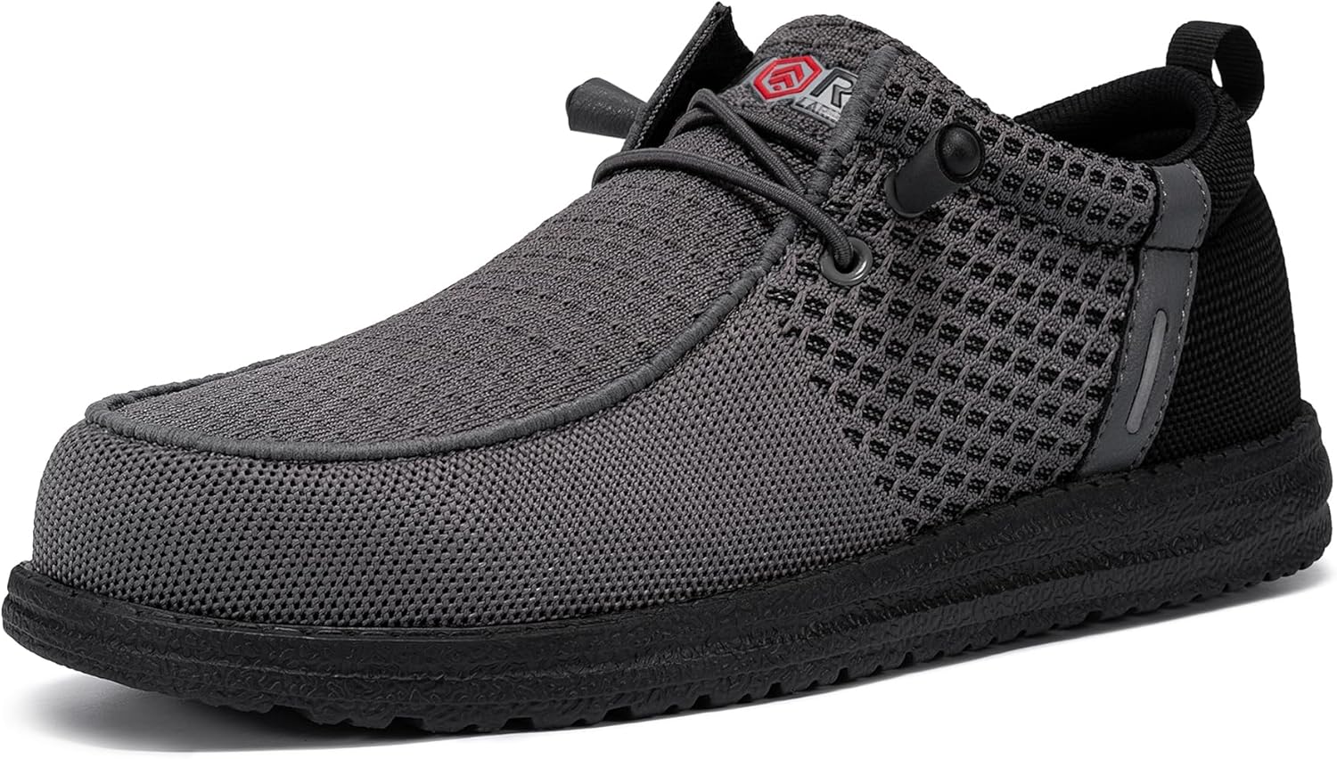 LARNMERN Slip On Shoes, Special Steel Toe Shoes Lightweight and Comfortable, Uni...