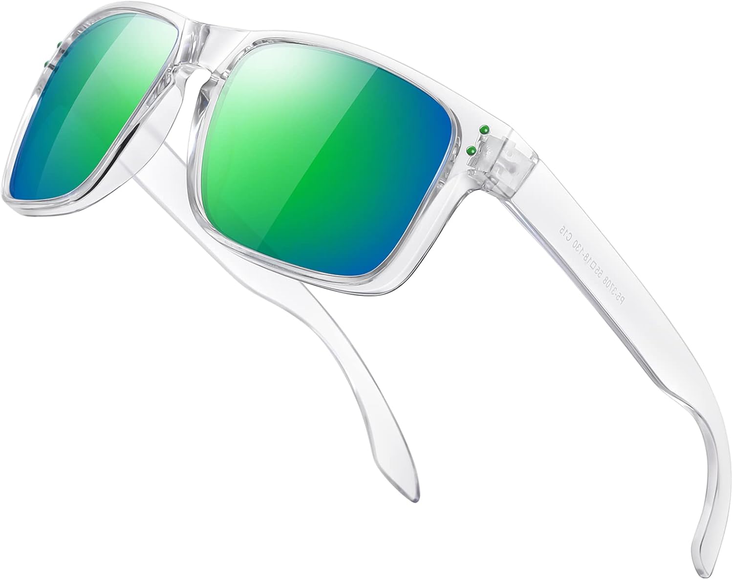 Polarized Sunglasses Men Womens - Retro Square Sun Glasses for Fishing Driving U...