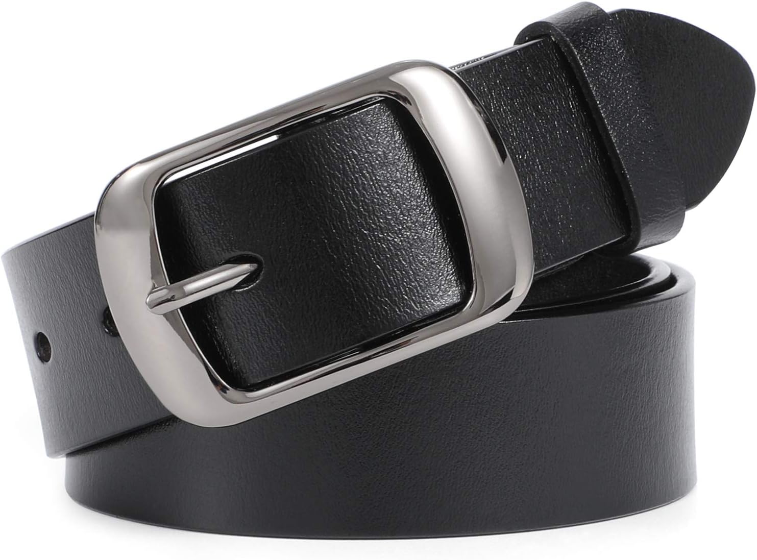 JASGOOD Women Leather Belts for Jeans Pants Fashion Dress Belt for Women with So...