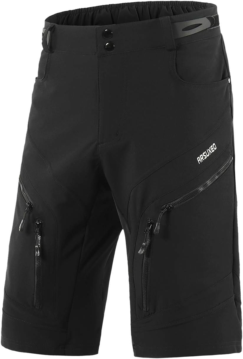 ARSUXEO Men's Loose Fit Cycling Shorts, Special Mountain Bike Shorts, Innovative...