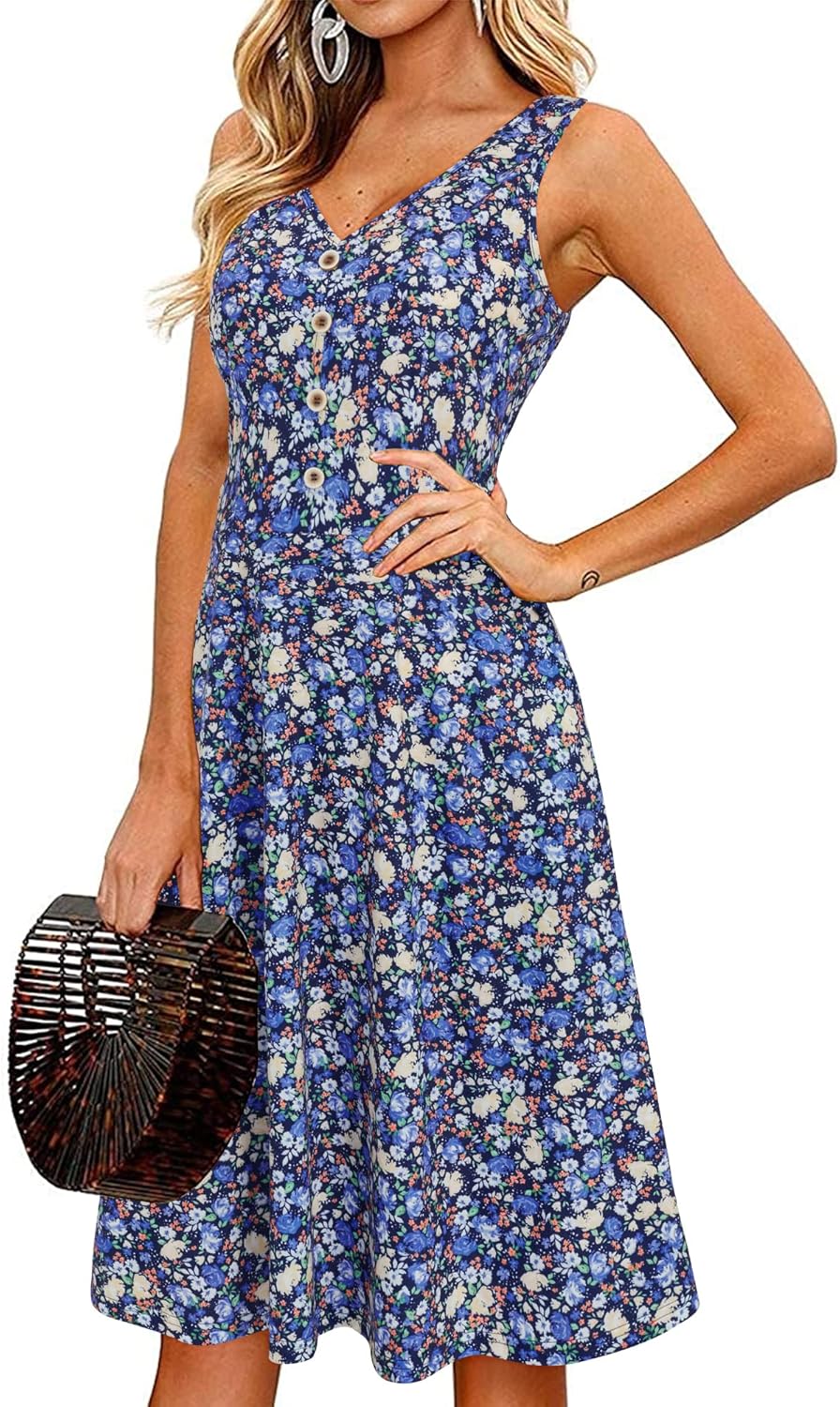 II ININ Women's Sundresses, Special 2024 Casual Summer Tank Dress, Innovative V...