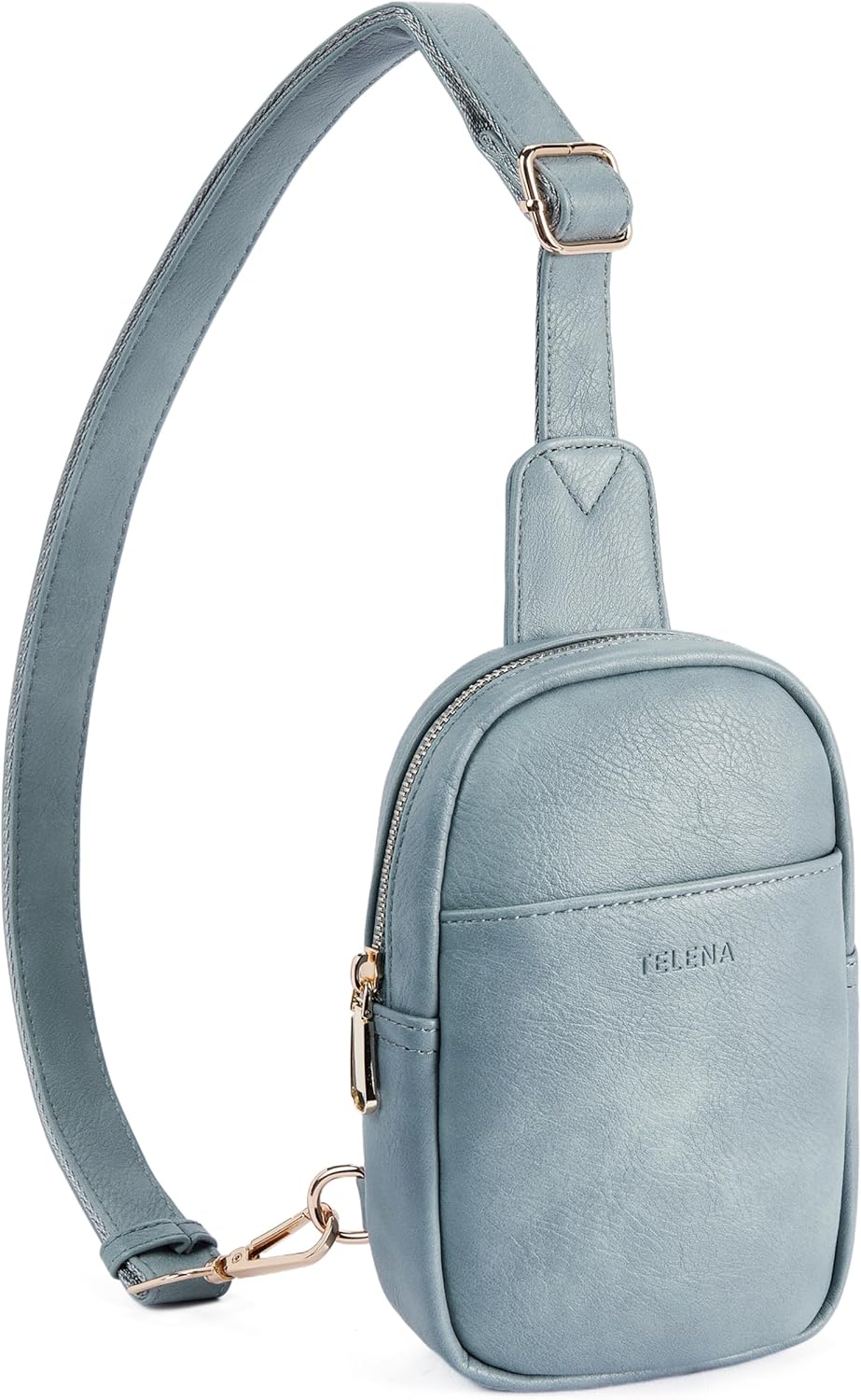 Telena Small Sling Bag for Women Leather Crossbody Fanny Packs Chest Bag for Wom...