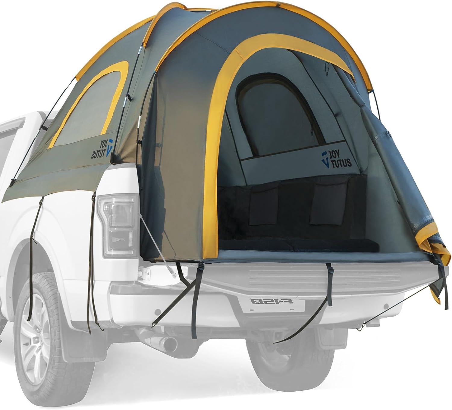 JOYTUTUS Truck Bed Tent, Portable Pickup Truck Tent 6.5ft Fiberglass Pole, Water...