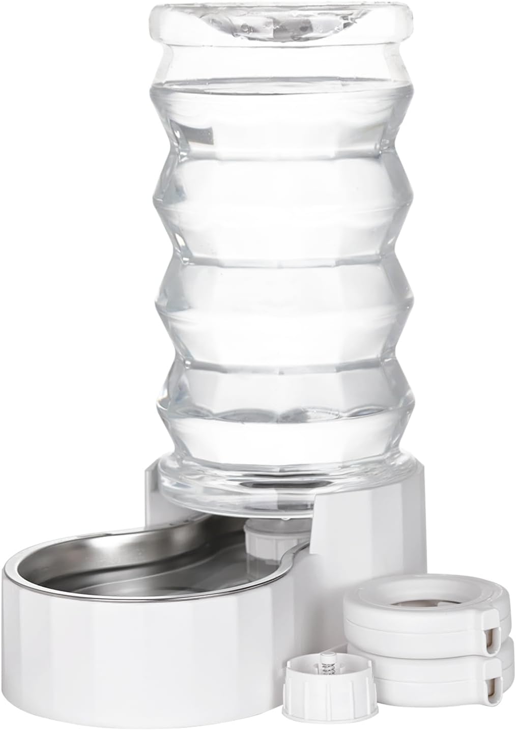 RIZZARI Upgraded 8L Automatic Gravity Dog Water Bowl Dispenser, 100% BPA-Free, S...
