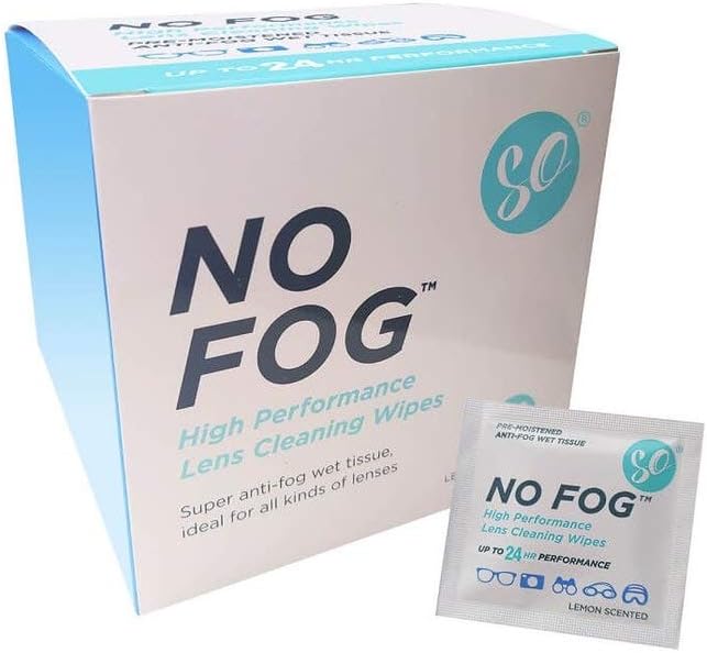 Anti Fog Cleaning Wipes, Special Wipes Suitable for All Types of Lenses, High-Qu...