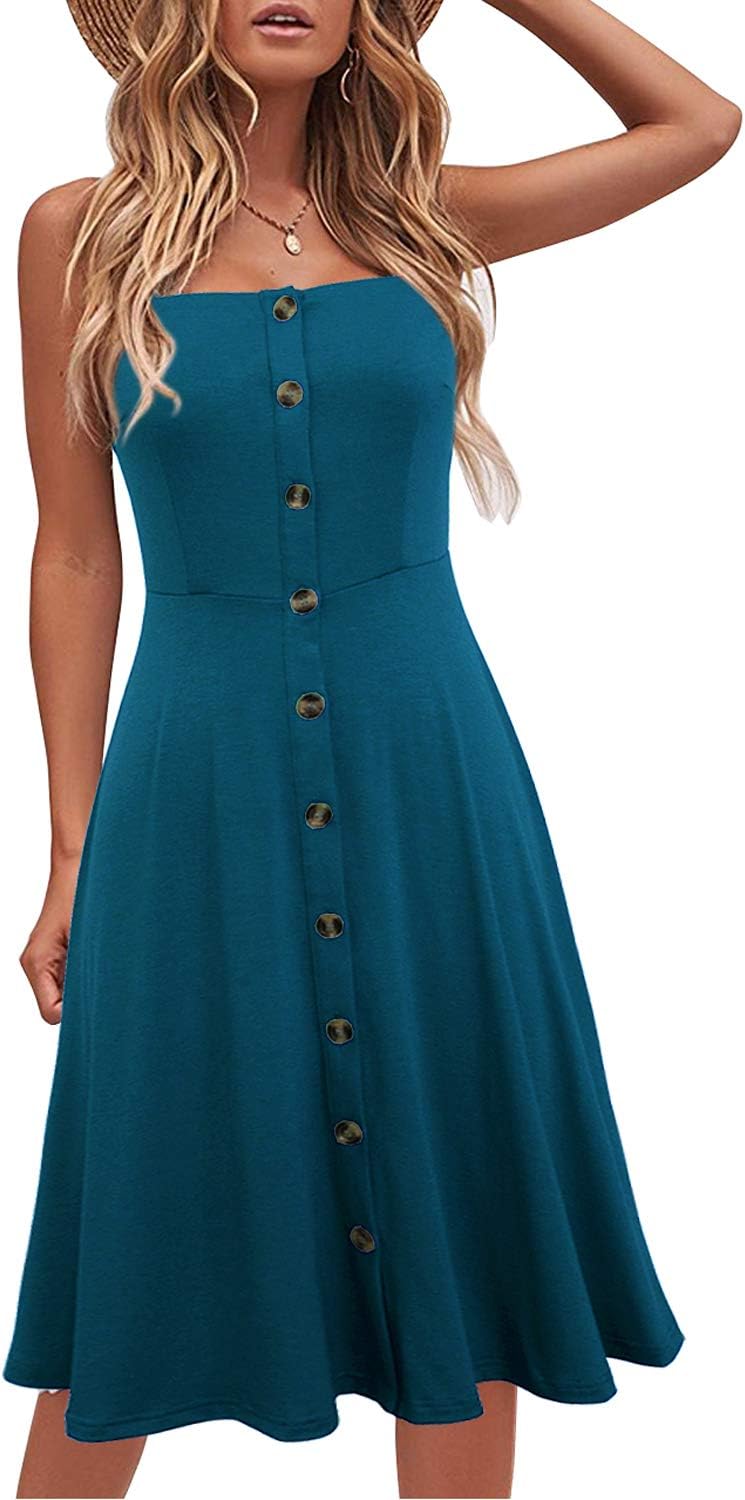 Berydress Women's Casual Beach Summer Dress, Special Dress with Solid Cotton, Fl...