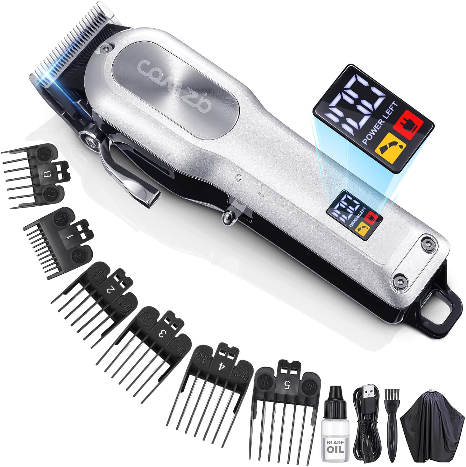COMZIO Hair Clippers for Men Professional,Cordless...