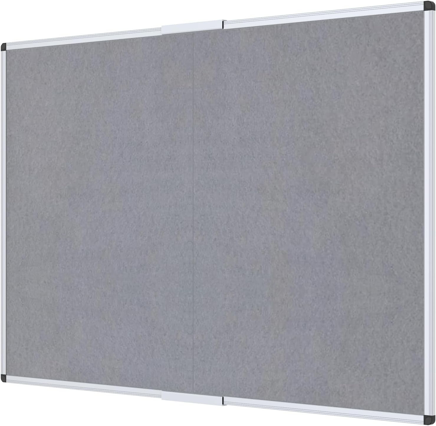 VIZ-PRO Fabric Bulletin Board, Special Notice Board with Foldable Design, Innova...