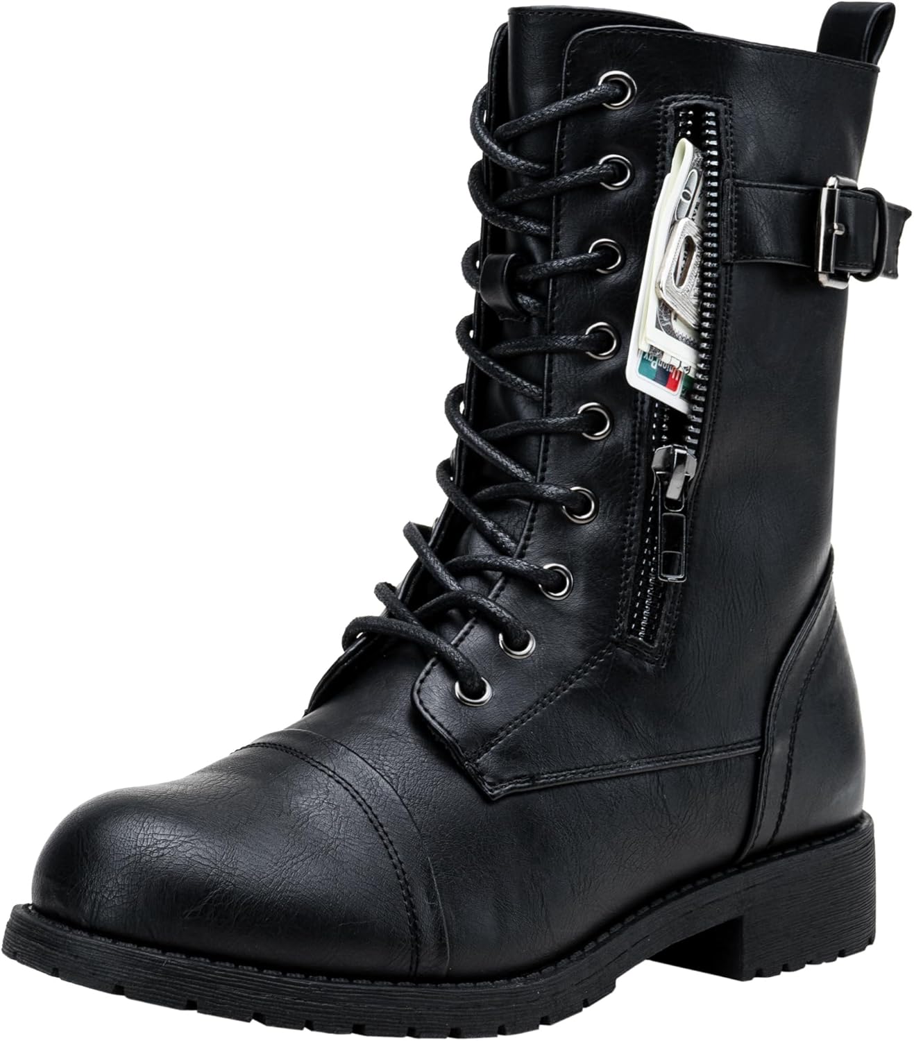 **Best Vepose Women's 928, Special Military Combat Boots with Card Knife Wallet...