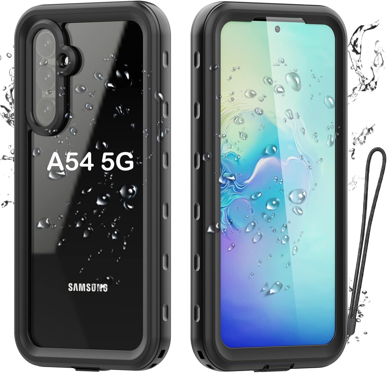 digi marker Waterproof Case For Samsung Galaxy A54 5G,IP68 Waterproof Dropproof...