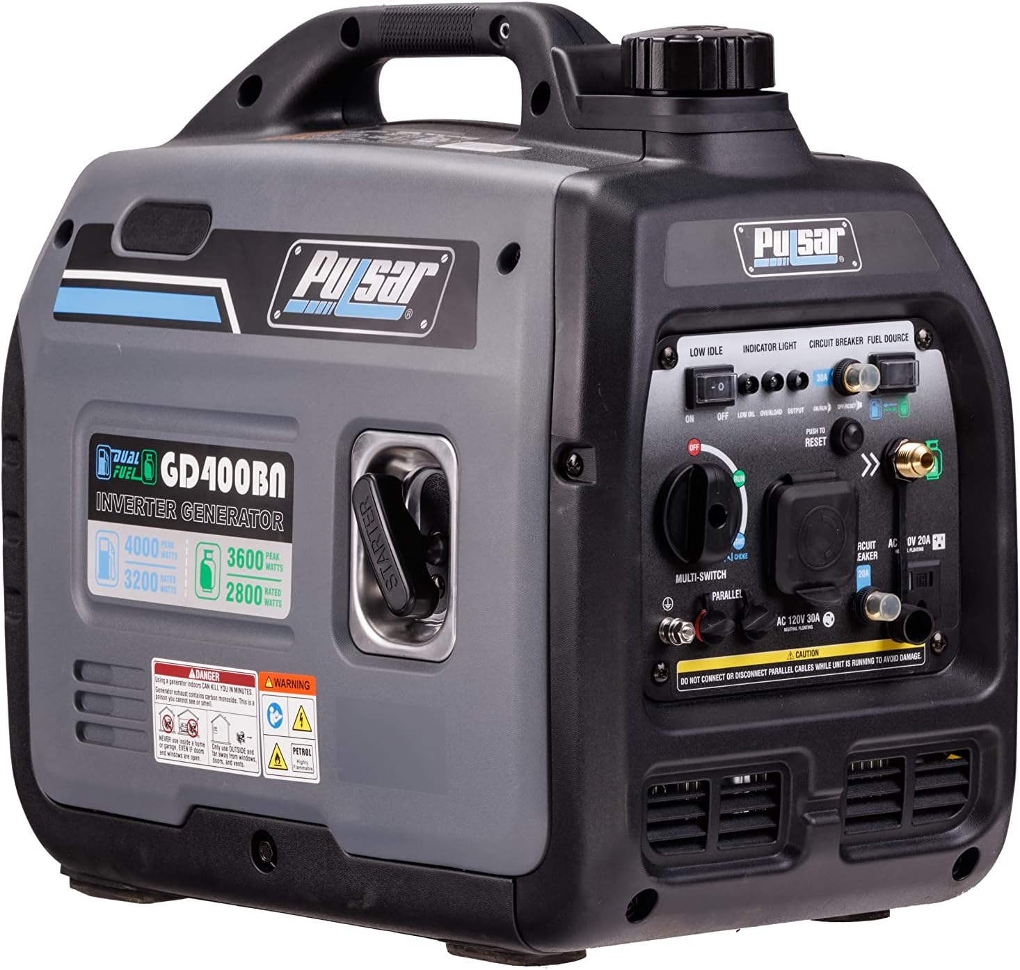 Pulsar Products GD400BN, 4000W Portable super-quie...