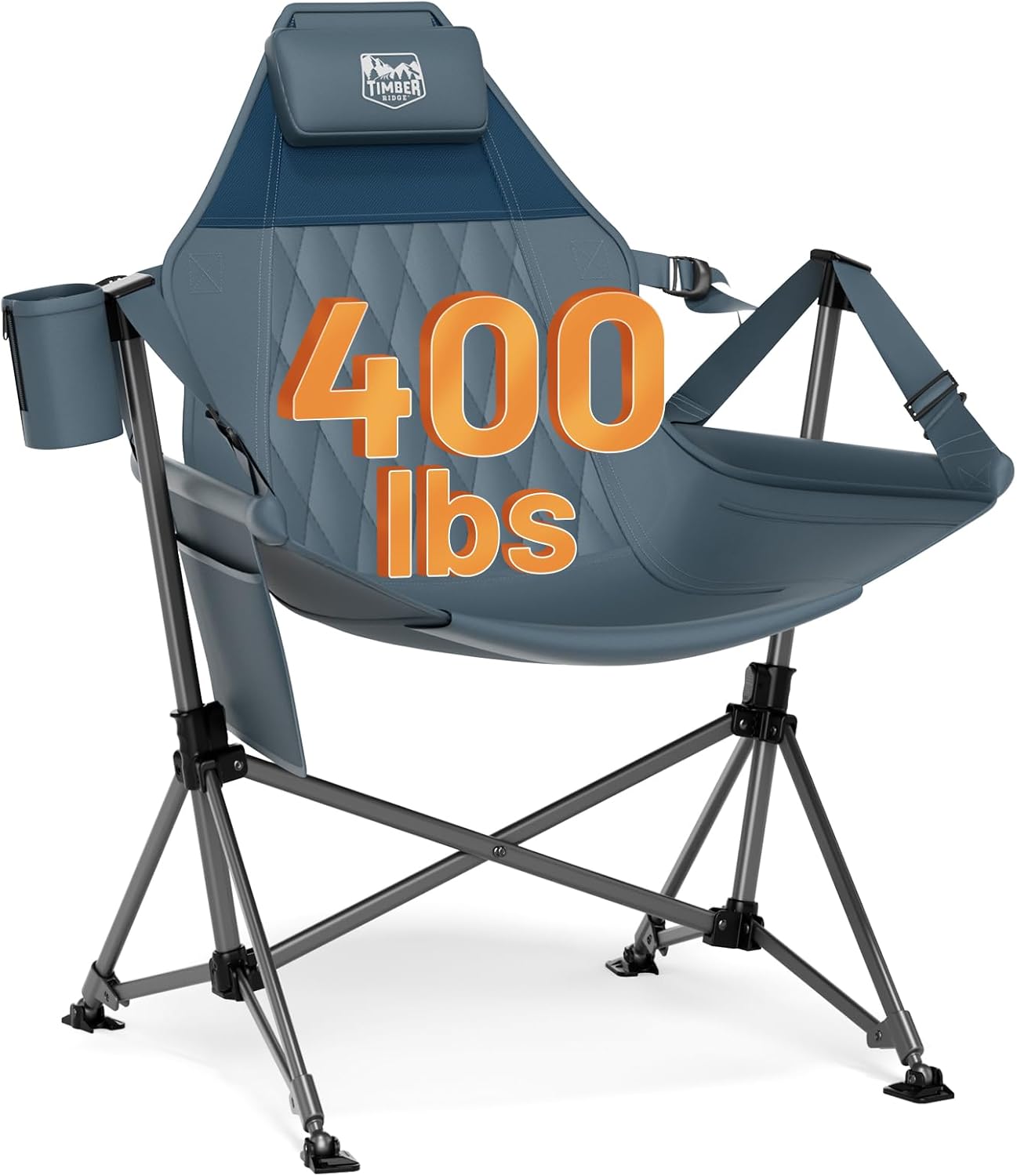 TIMBER RIDGE Hammock Camping Chair, Oversized Swinging Chair with Adjustable Bac...