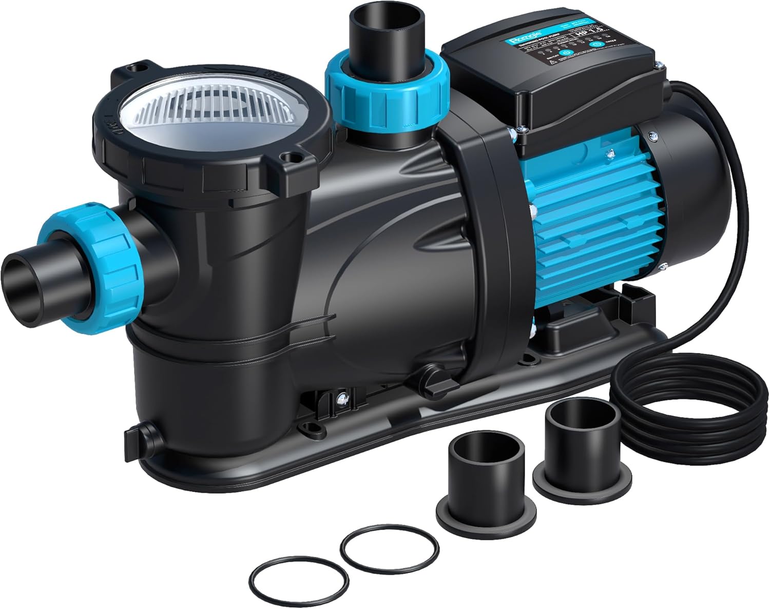In/Above Ground Pool Pump, Special 1.5 HP Timer with 5400 GPH Swimming Pool Pump...
