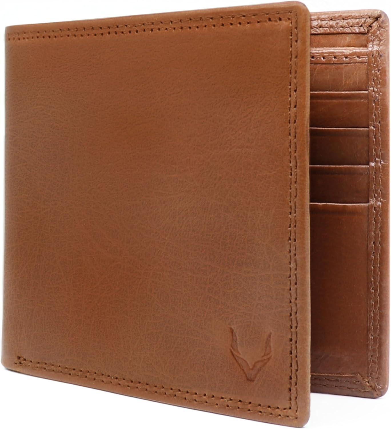 PELLE TORO Minimalist Slim Mens Wallet, Handmade Real Leather Card Wallet with R...