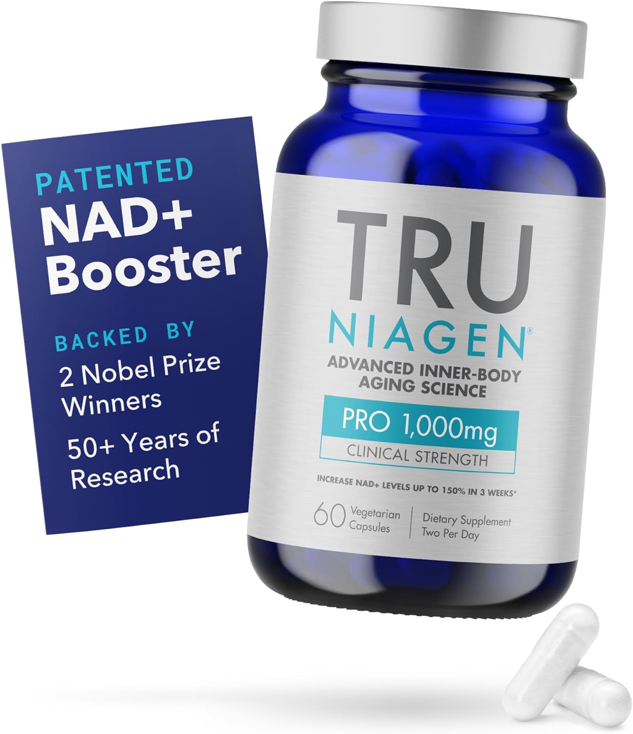 TRU NIAGEN PRO NAD+ Supplement for Anti Aging and Cell Regeneration, 1000 mg Pat...