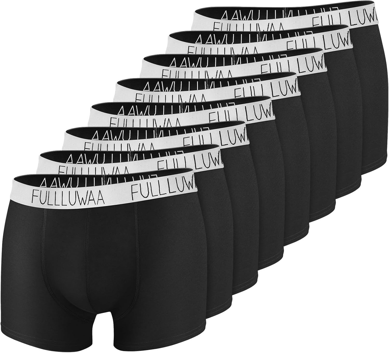 Fullluwaa Boxer Men Multipack (Pack of 8) Underwear Men's Trunks Cotton Briefs F...