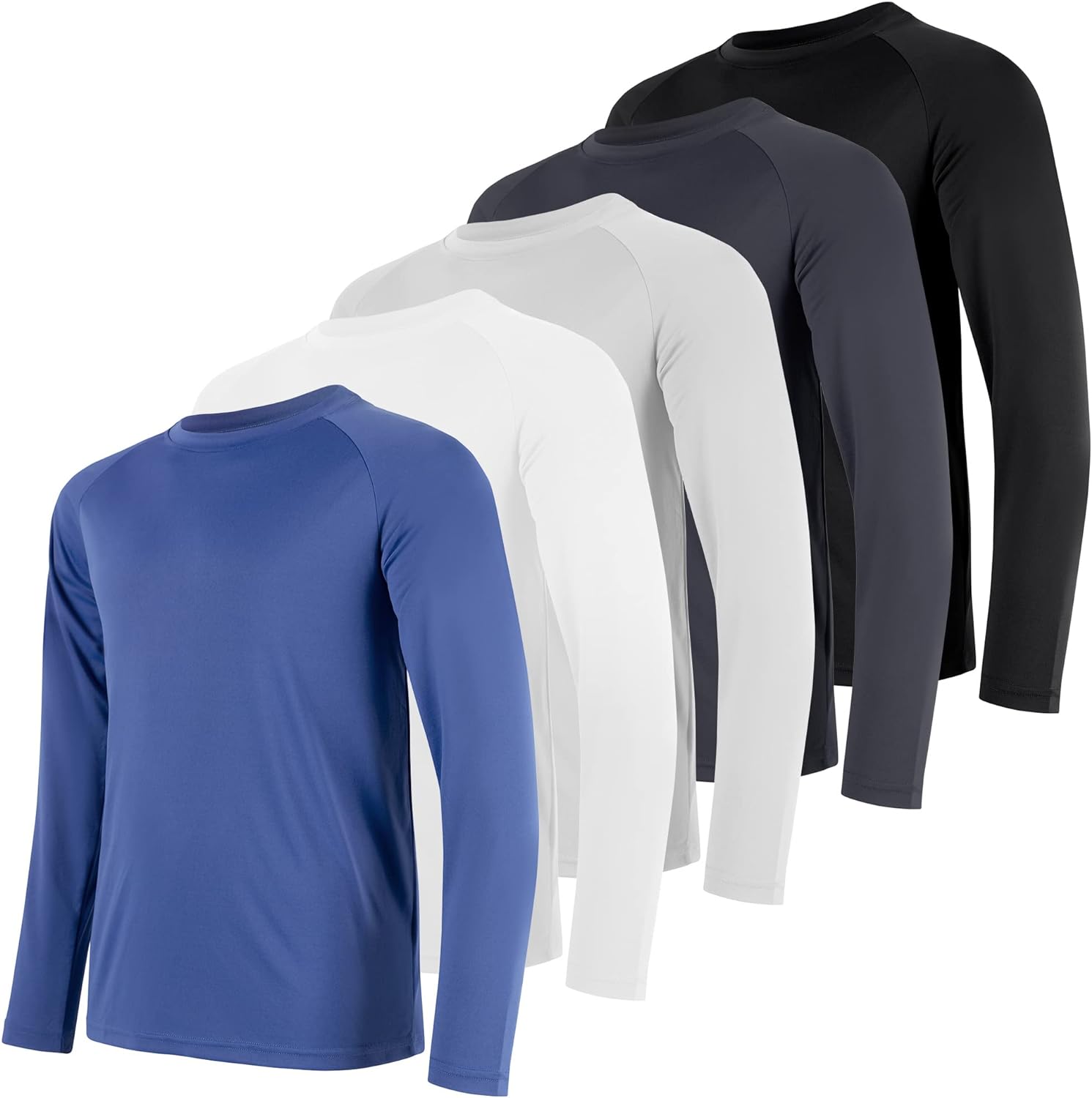 MCPORO Long Sleeve Shirts, Special Quick Dry Moisture Wicking Shirts for Men, Un...