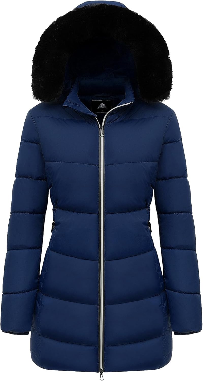 MOERDENG Women's Winter Windproof Warm Down Coats Waterproof Thicken Hooded fash...