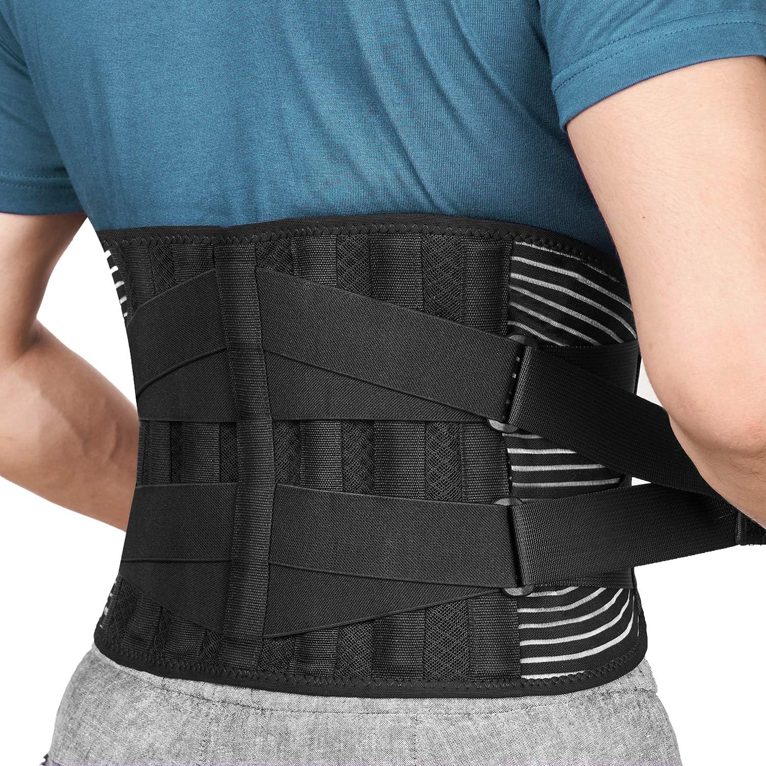FREETOO Back Braces, Special Back Braces for Lower Back Pain Relief with 6 Stays...