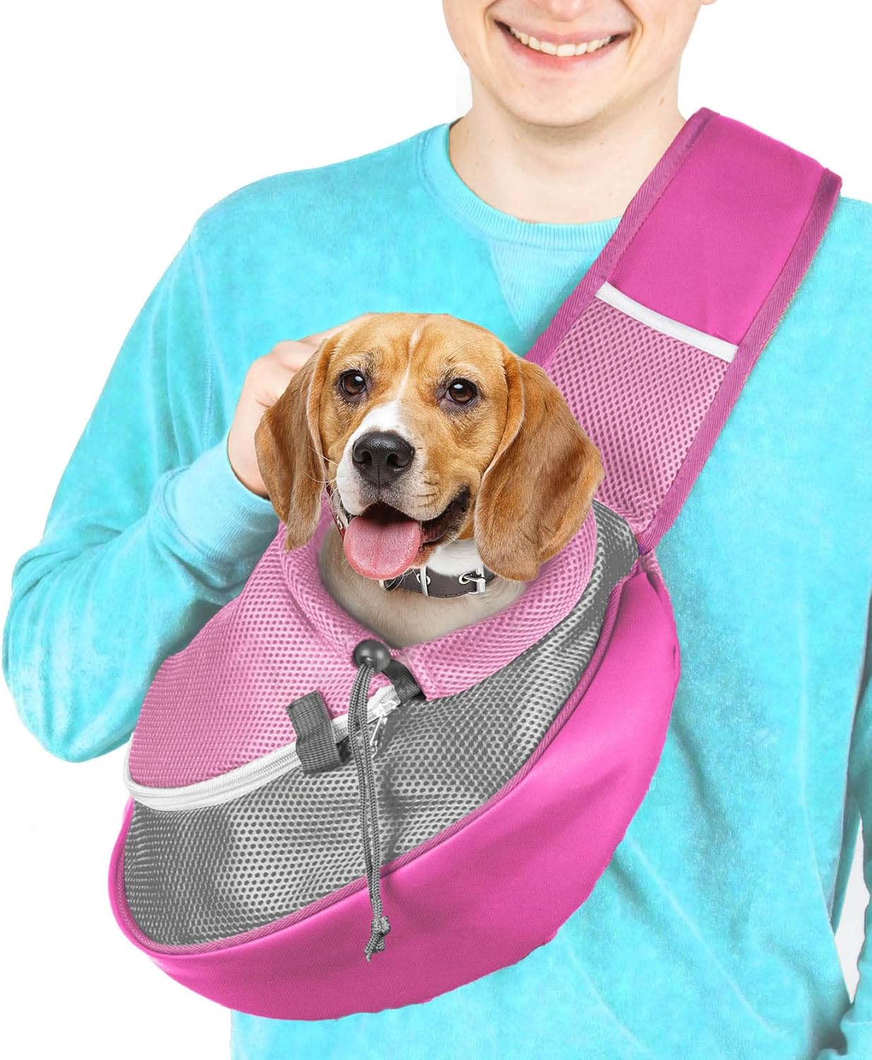 Pet Sling Carrier, Special Small Dog Puppy Cat Carrying Bag Purse Pouch, Innovat...