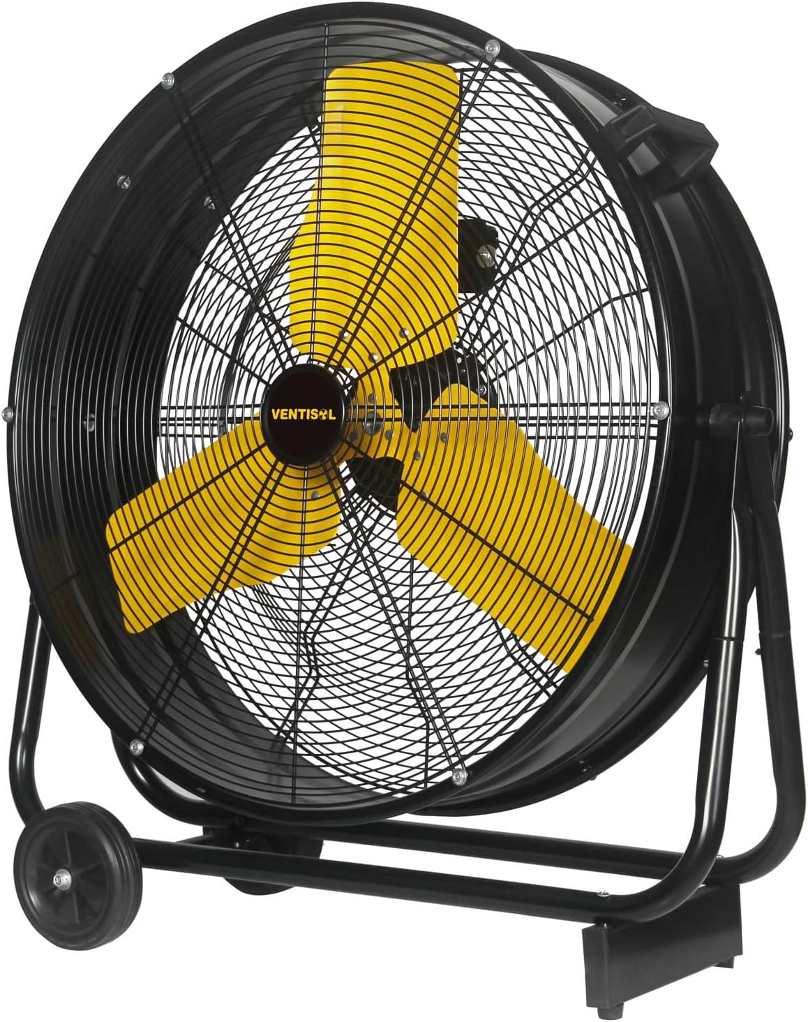 VENTISOL 24 Inch High Velocity Tilting Floor Drum Fan, 8800 CFM Heavy Duty Indus...