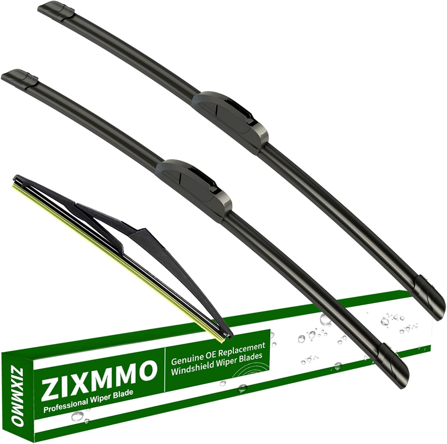 26"+17" Windshield Wipers with 12" Rear Wiper Blade Replacement for Nissan Rogue...