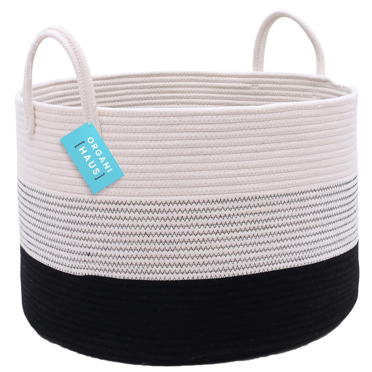 OrganiHaus, Special Eco-Friendly Storage Basket, Affordable Cotton Rope Storage...