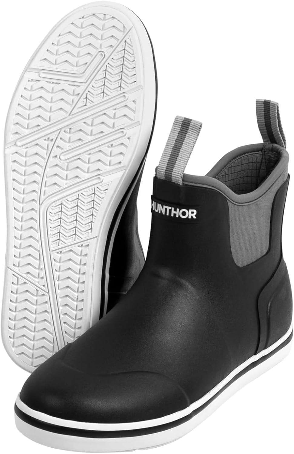 Men’s Fishing Boots, Waterproof Deck Boots Anti-Slip Rubber 3mm Breathable Neopr...