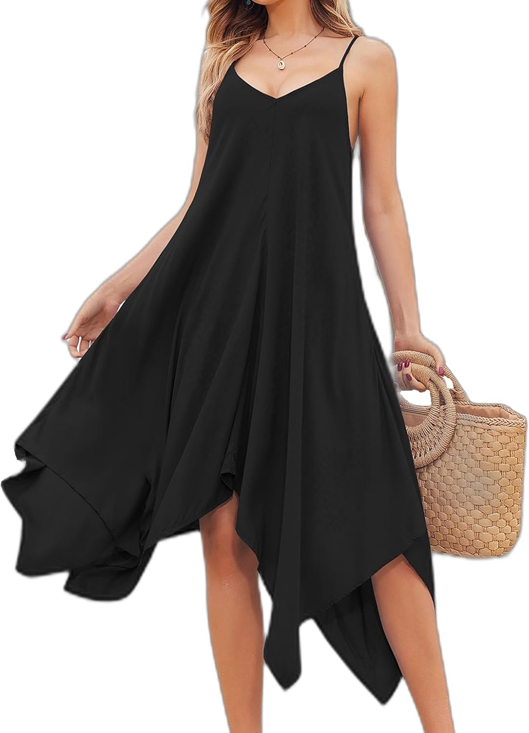 Chigant Women's Dress, Special 2024 Summer Casual Boho Sundress, Unique Swimwear...