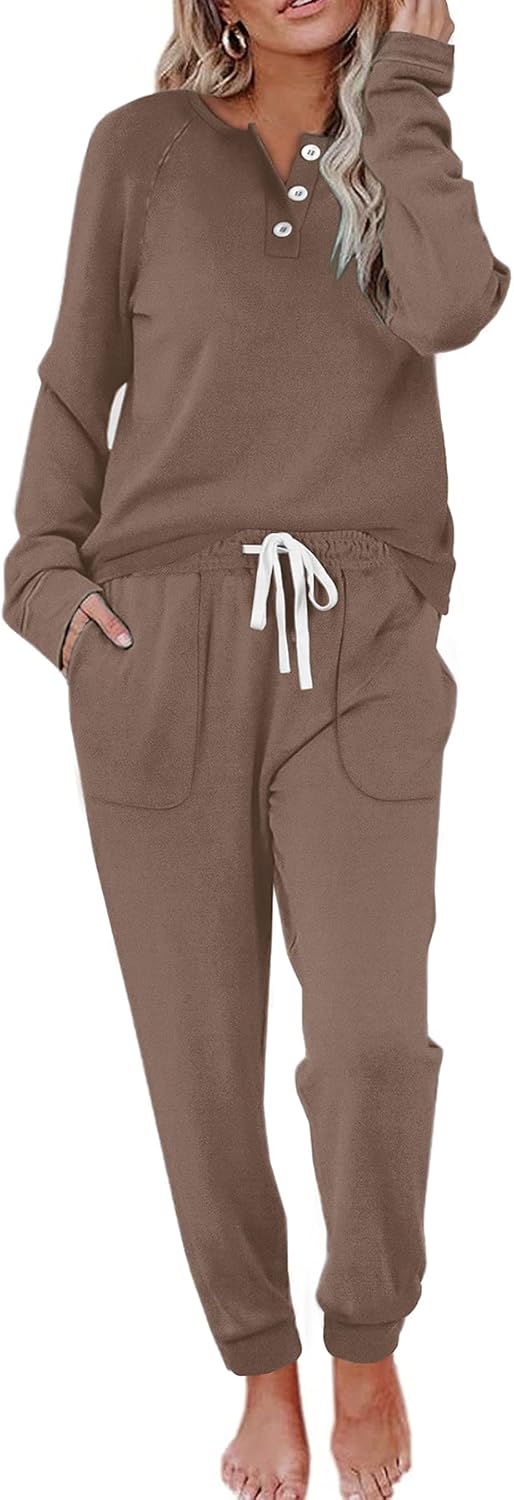 WIHOLL Two Piece Outfits, Special Lounge Sets for Women, Innovative Button Down...