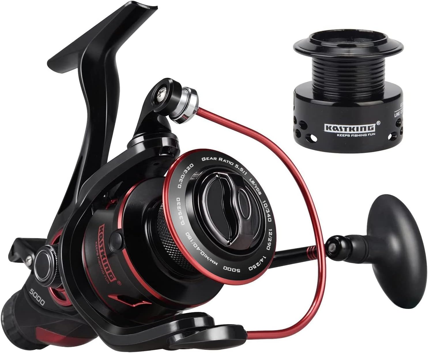 KastKing Sharky Baitfeeder III Spinning Reel 10+1...