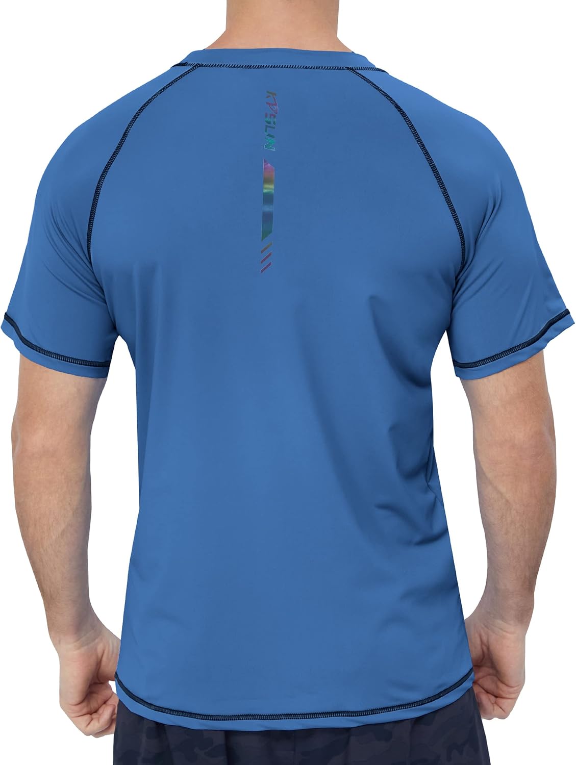 Mens Swim Shirts UPF 50+ Sun Protection Quick Dry SPF Rash Guard Outdoor Beach F...