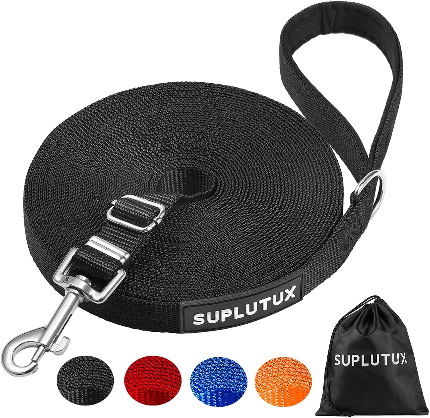 Training Lead for Dogs 15m/50ft Adjustable Long Line Dog Lead for Puppy Medium L...