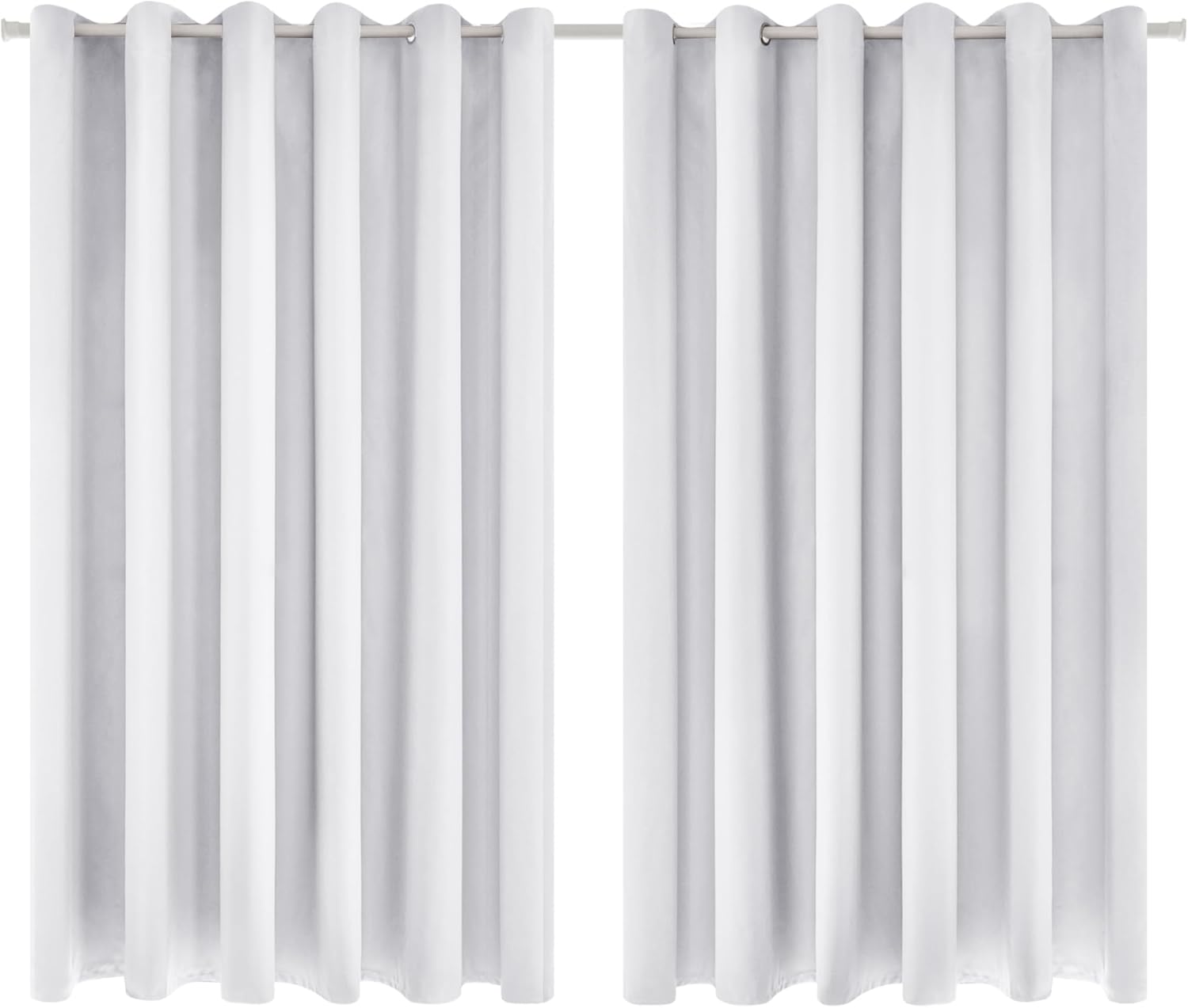 Deconovo Super Soft Curtains, Special Thermal Insulated Blackout Curtains for Be...