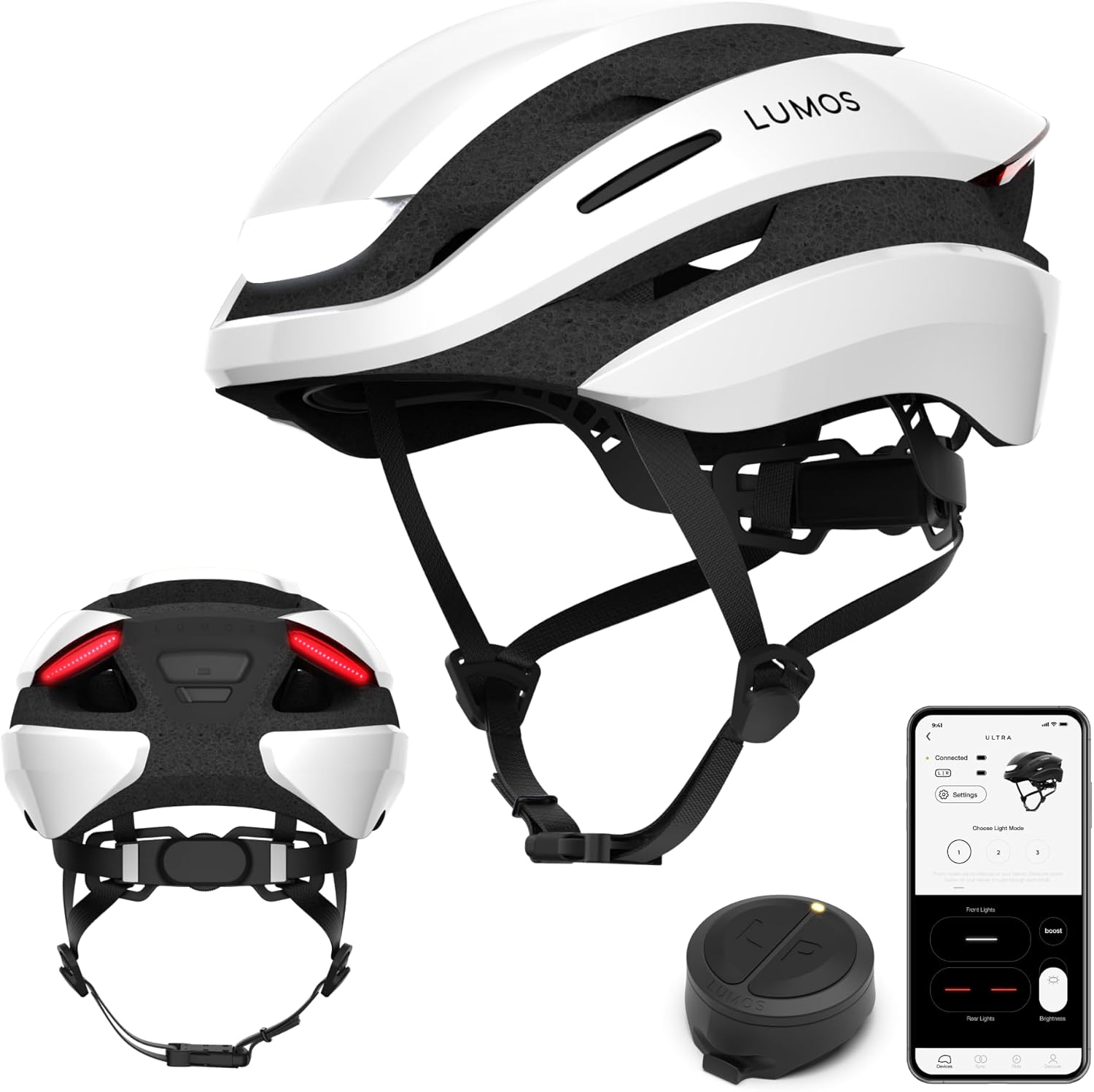 Lumos Ultra Helmet, Special Smart Bike Helmet for Adults, Innovative Helmet with...