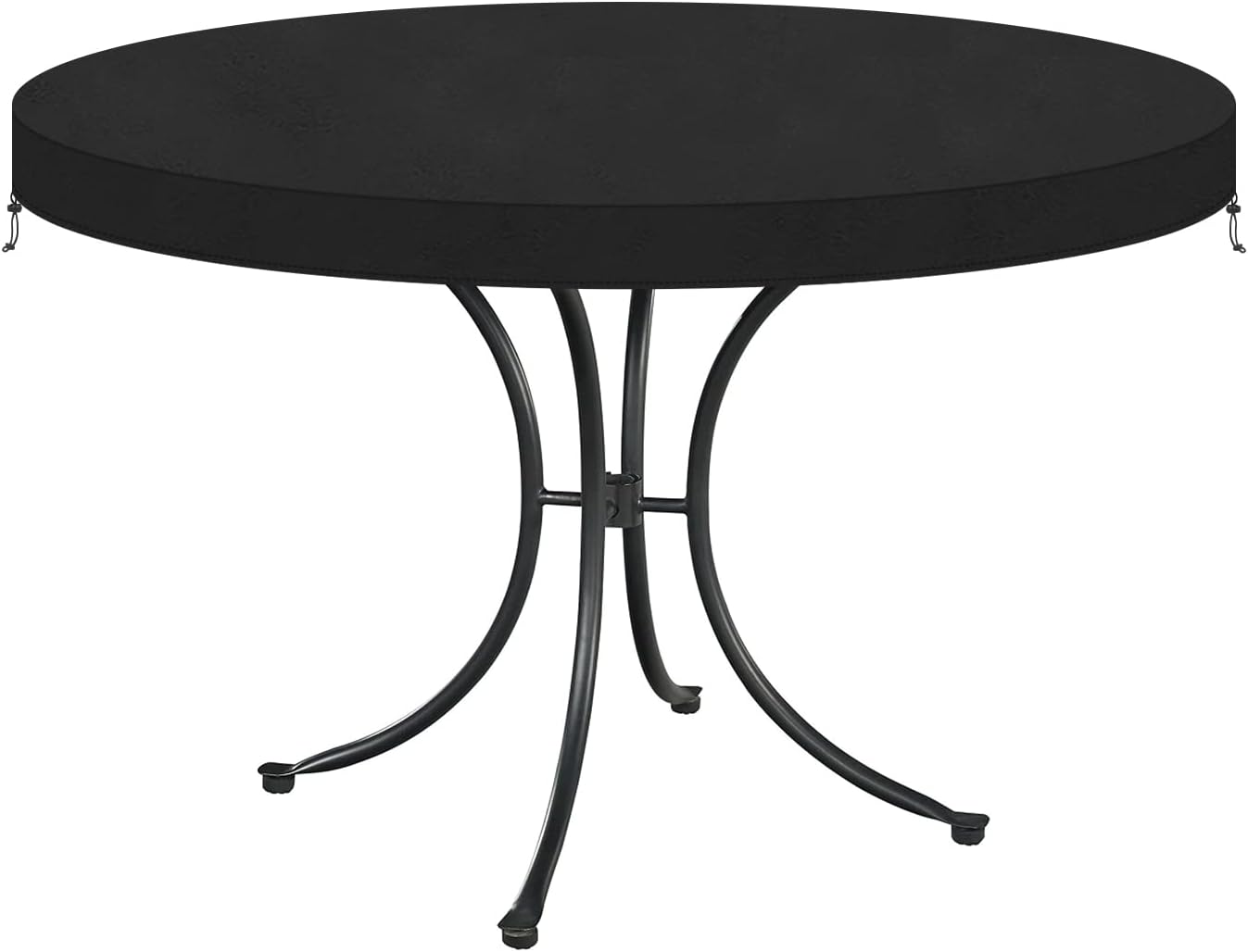 VANSHEIM Outdoor Table Top Protective Cover Garden Table Cover Round Patio Table...